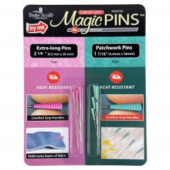 Magic Pins Extra-long & Patchwork Pins Sample Card 