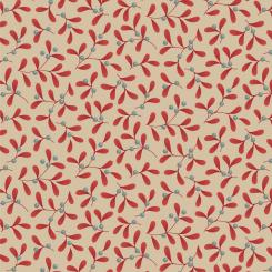 Tilda - Merry Little Christmas 2027 - Mistletoe Red Meterware