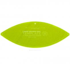 Large Orange Peel Template for 10" Squares 