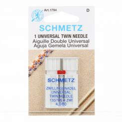 Schmetz Zwillings-Universal-Nadel 80/4.0 
