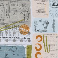 Bluish Stitched Up Chalk Meterware