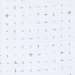 Bluish Handquilted Chalk Meterware