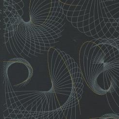 Shimmer Winter Winds Ebony Metallic Meterware