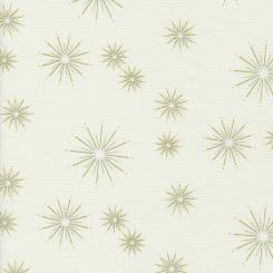 Shimmer Stars Ivory Metallic Meterware