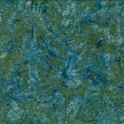 Green/Blue Sparkles Batik Meterware