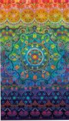 Flourish Woven Rainbow - Multi Digiprint Panel