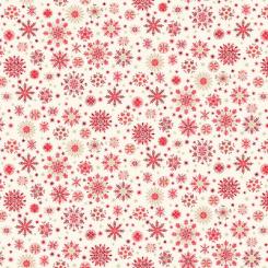 Snowflakes Red/White 