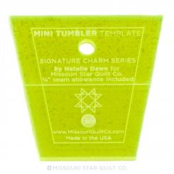Mini Tumbler Template for 2.5" Mini Charm Pack 