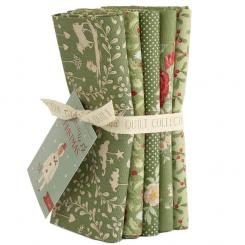 Tilda - Merry Little Christmas 2027 - FatQuarter Bundle Green Meterware