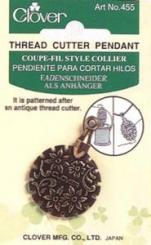 Thread Cutter Pendant Antique Silver 