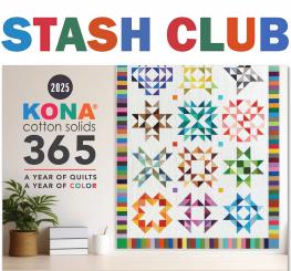 2025 Stash Club Kona® Cotton 366 Ten Square