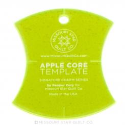 Small Apple Core (4-1/2") Template for 5" Charm Packs 