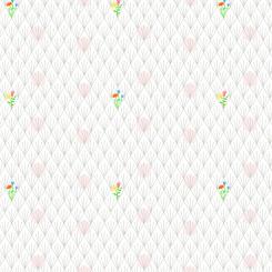 White Flowers Meterware