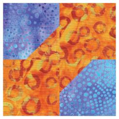 GO! Bowties-4" Finished by Alex Anderson 