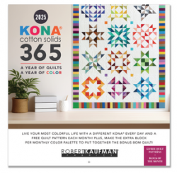 Kona® Cotton 2025 Wall Calendar 