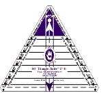 60° Triangle Ruler, 2'' - 6'' 