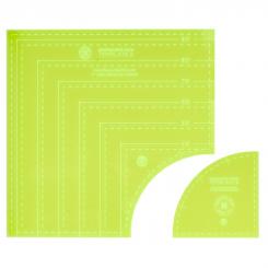 Drunkard's Path Circle Template Set - Small 