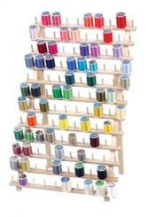 Mega-Rack II Wooden Thread 120 Spool Rack 