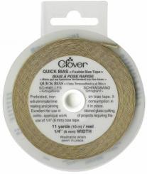 Fusible Quick Bias Metallic Gold Tape 1/4" 