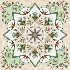Valley Blossom Quilt Kit Fabric only 