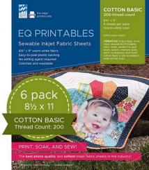 EQ Printables Inkjet Fabric Sheets 