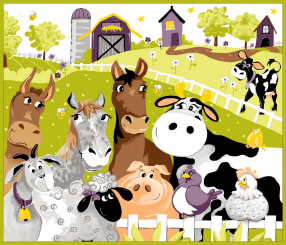 Barnyard Buddies 36'' Play Mat Panel