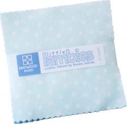 5" Squares Woolies Flannel Little Lambies 