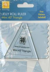 Jelly Roll Ruler Mini 45 Degree Triangle 