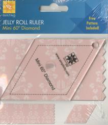 Jelly Roll Ruler Mini 60° Diamond 