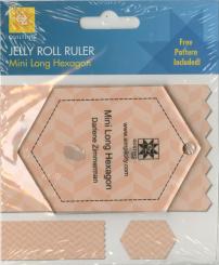 Jelly Roll Ruler Mini Long Hexagon 