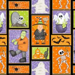 Patchwork Motifs Glow in the Dark Meterware