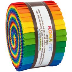 Kona® Cotton Bright Rainbow Half Roll 