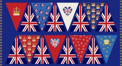 Jubilee Bunting Panel 