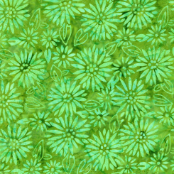 Tonga Valley Blossoms Daisy Block Clover 