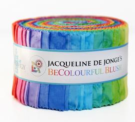 2.5in Strips Becolourful Blush Batik 