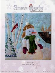 Snow Buds Iced to Meet You Pattern  