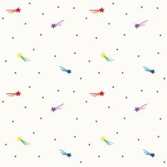 Shooting Stars Offwhite Meterware