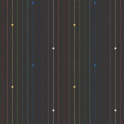 Dashing Rainbow Rainbow Charcoal Meterware