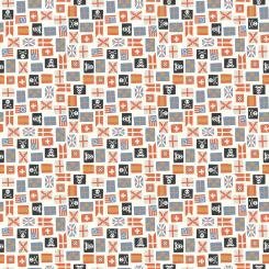 Hoist the Sails Flags Off White Meterware