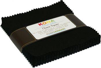 Kona® Cotton Black Charm Pack 