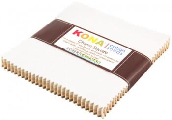 Kona® Cotton Not Quite White Charm Pack 