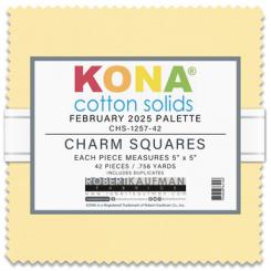 Kona® Cotton - February 2025 Palette Charm Square 