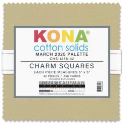 Kona® Cotton - March 2025 Palette Charm Square 