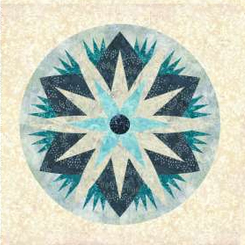 Candy Coated Snowflake 2 Quilt Kit 