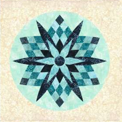 Candy Coated Snowflake 7 Quilt Kit 