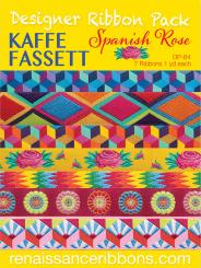 Kaffe Fassett Spanish Rose Designer Ribbon Pack 