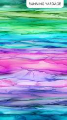 Concerto Running Yardage Ombre Blue Multi Meterware