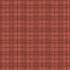 Red Orange Plaid Woolies Flannel Meterware