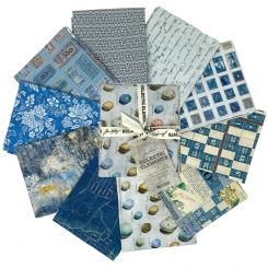 Fat Quarter | Tim Holtz Palette Blue 