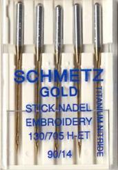 Schmetz Gold Stick-Nadel 90/11 